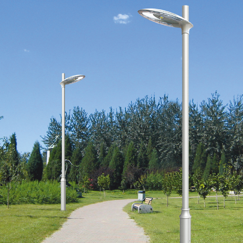 Poste de luz de jardín escalonado de aluminio ACTON