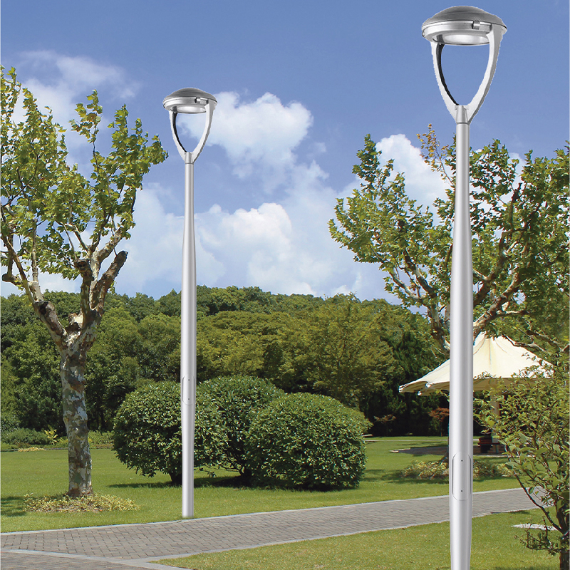 Poste de luz de jardín de aluminio de DUBLIN