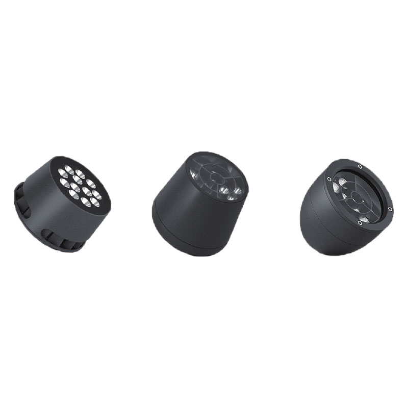 Poste de luz solar de aluminio ESCH