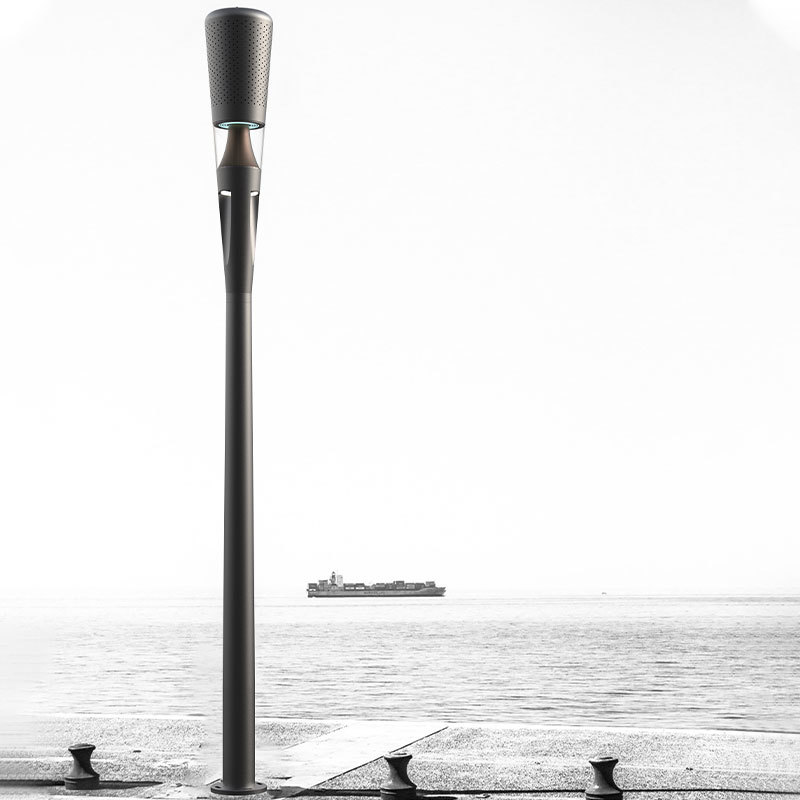 Poste de luz inteligente para calles de aleación de aluminio