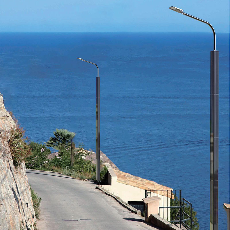 Polo de luz solar de aluminio resistente a la corrosión KOTOR