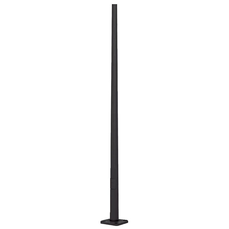 Poste de luz redondo de acero cónico