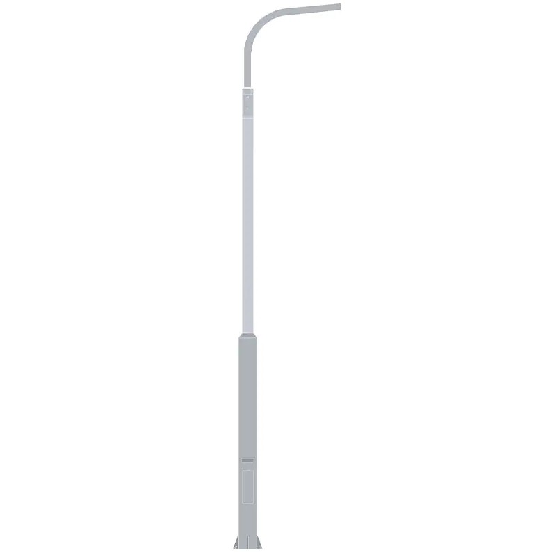 ¿Cómo se instala un poste de luz de acero?