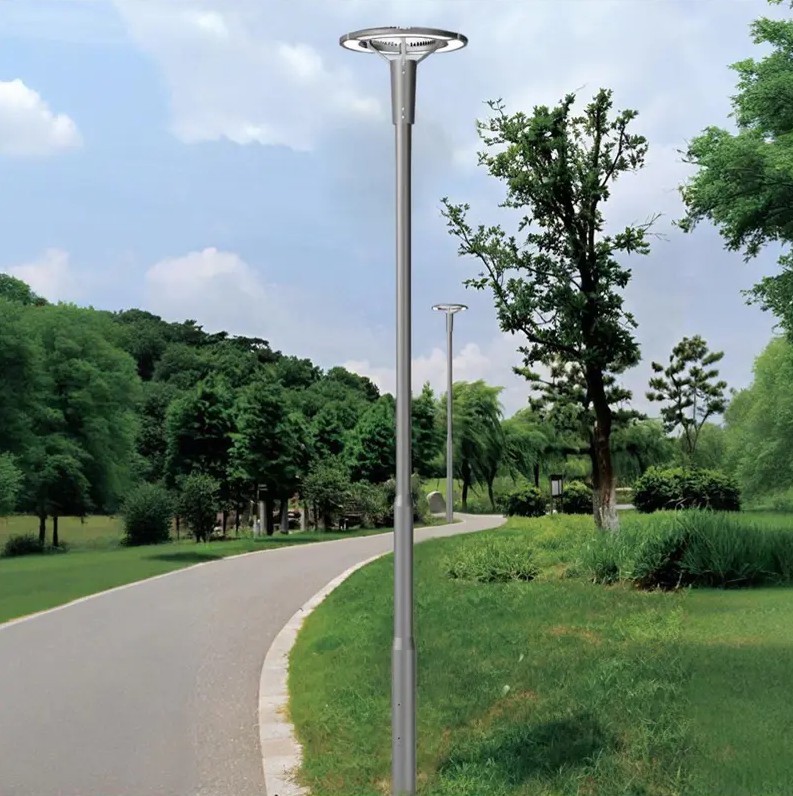 ¿Dónde se utilizan los postes de luz de aluminio?